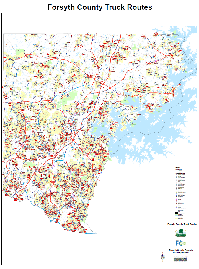 Forsyth County Ga Zoning Map Pdf Map Gallery | Forsyth County Georgia Gis Open Data